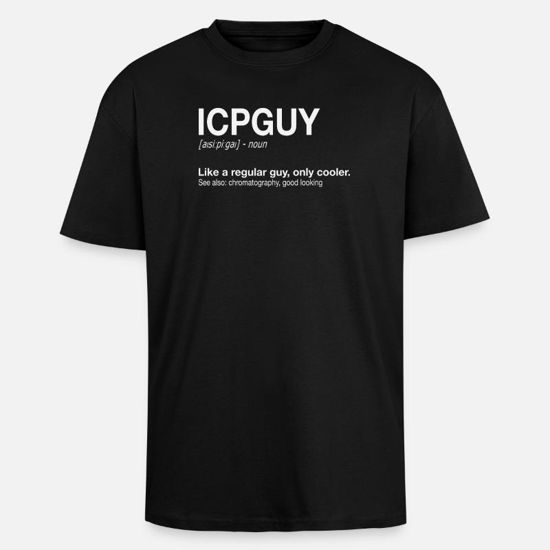 ICP-MS Guy Mass Spectrometry Plasma - Unisex Oversized Heavyweight T-shirt - black