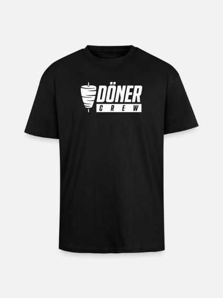 L’équipe Döner - T-shirt unisexe oversize épais - noir
