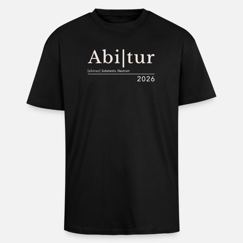 Abitur 2026 - Oversized Heavyweight Unisex T-Shirt - Schwarz