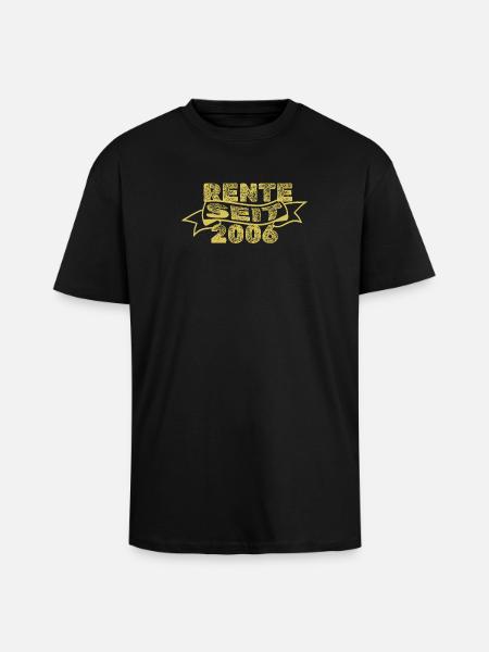 Pension 2006 - T-shirt unisexe oversize épais - noir