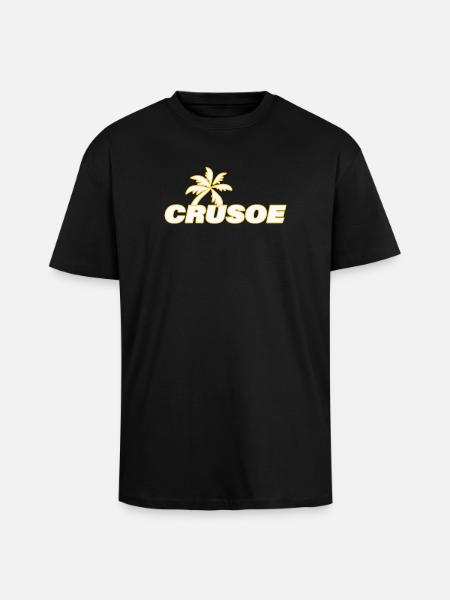 CRUSOE - Unisex Oversized Heavyweight T-shirt - black