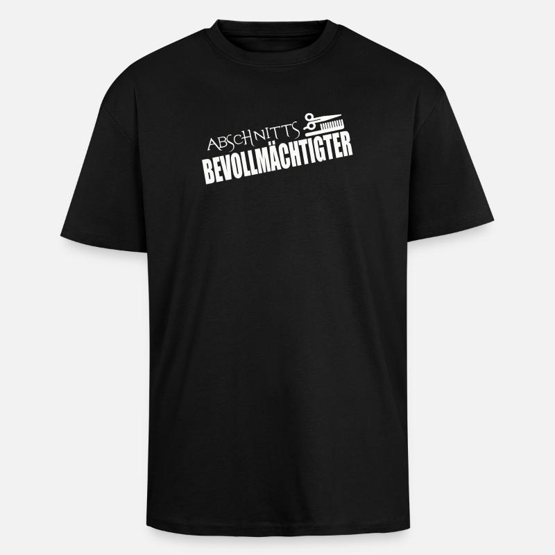 REPRÉSENTANT DE SECTION - T-shirt unisexe oversize épais - noir