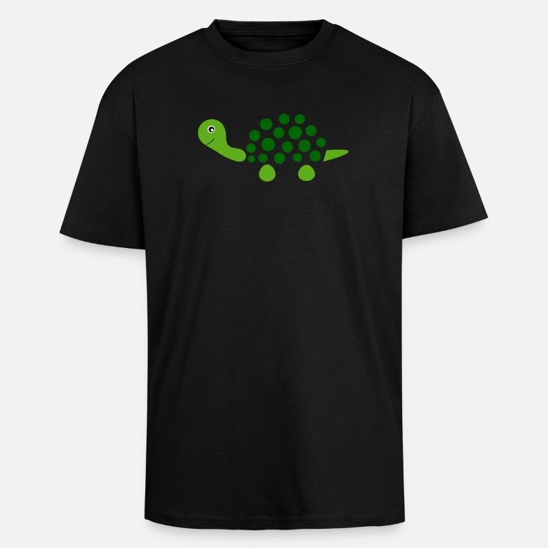 Schildkröten Schildkröten - Oversized Heavyweight Unisex T-Shirt - Schwarz