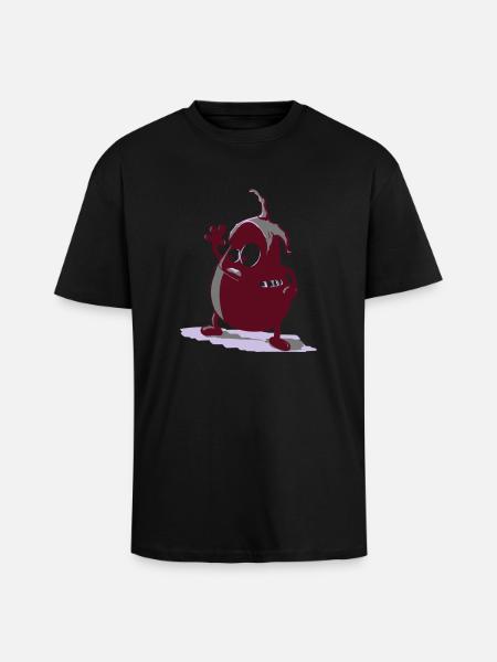 Matsch head - Unisex Oversized Heavyweight T-shirt - black