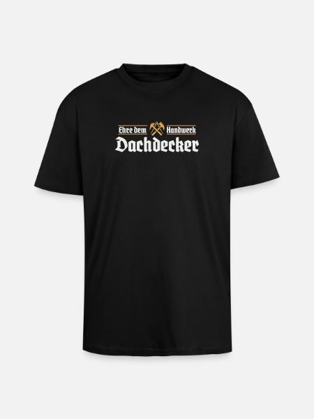 Roofers Crafts Guild Signs - Unisex Oversized Heavyweight T-shirt - black