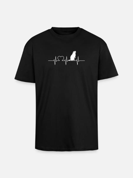 Marmots Groundhog - Unisex Oversized Heavyweight T-shirt - black