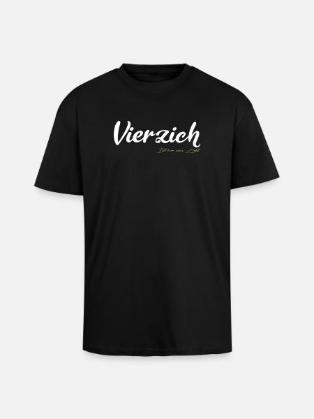 Vierzich Is just a number - Unisex Oversized Heavyweight T-shirt - black