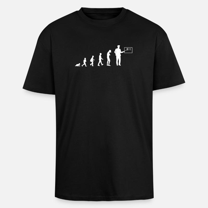 Development into a teacher - Unisex Oversized Heavyweight T-shirt - black