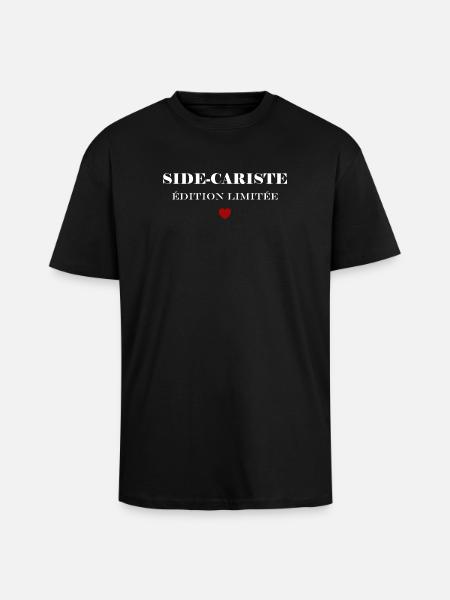 Sidecariste Édition Limitée - T-shirt unisexe oversize épais - noir