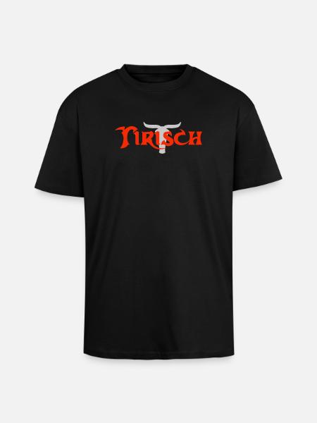 Tirisch Folk-Rock - Oversized Heavyweight Unisex T-Shirt - Schwarz
