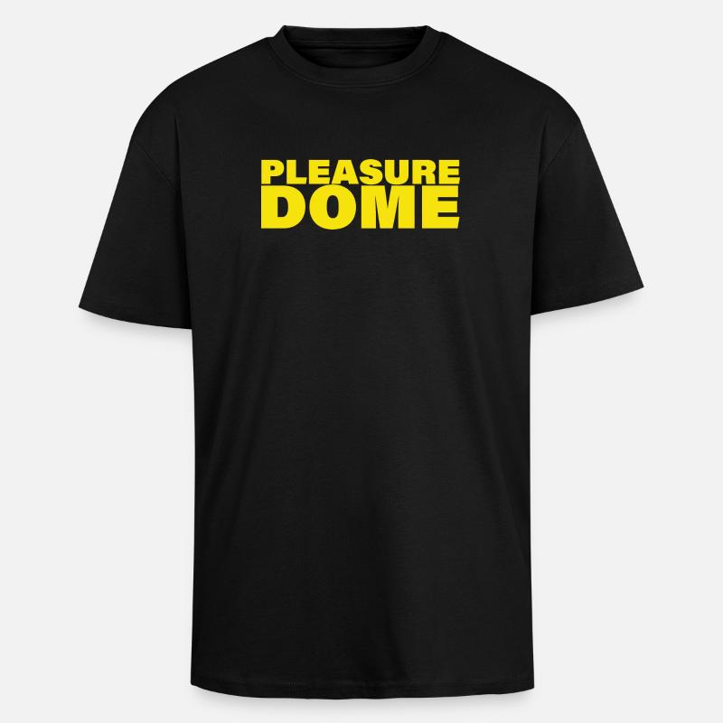 PLEASURE DOME - Oversized Heavyweight Unisex T-Shirt - Schwarz