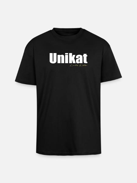 Unique piece - Unisex Oversized Heavyweight T-shirt - black