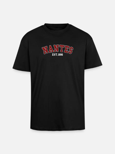 Nantes Est. 1996 - Unisex Oversized Heavyweight T-shirt - black