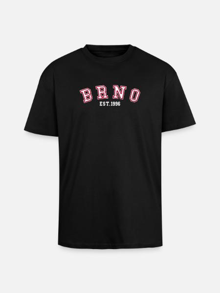 Brno Est. 1996 - Unisex Oversized Heavyweight T-shirt - black