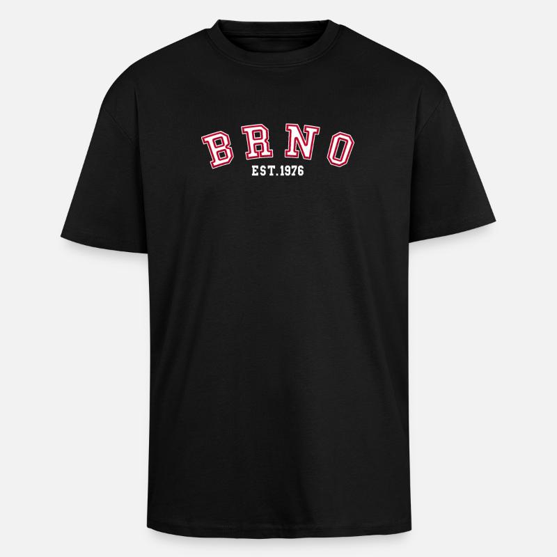 Brünn gegründet 1976 - Oversized Heavyweight Unisex T-Shirt - Schwarz