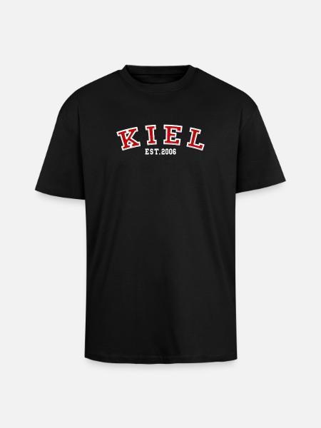 Kiel Est. 2006 - Unisex Oversized Heavyweight T-shirt - black