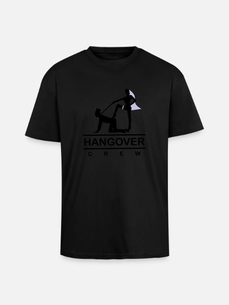 hangover 103 2c - Oversized Heavyweight Unisex T-Shirt - Schwarz