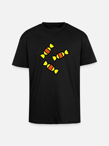 bonbons_1f3 - Oversized Heavyweight Unisex T-Shirt - Schwarz