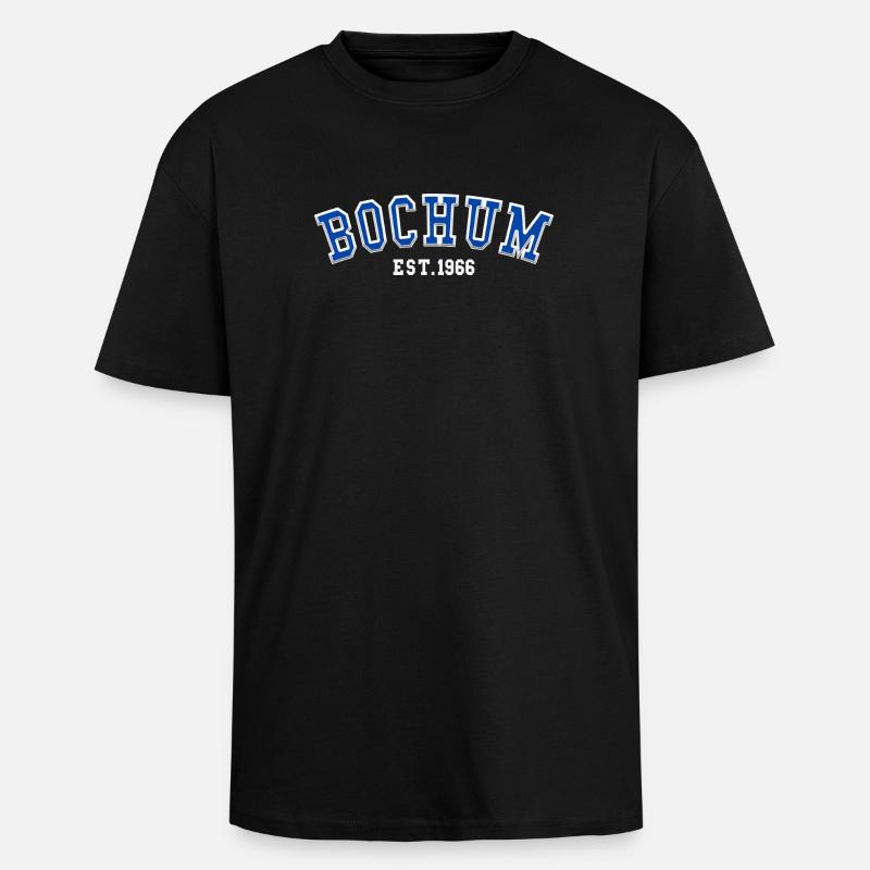 Bochum, gegründet 1966 - Oversized Heavyweight Unisex T-Shirt - Schwarz