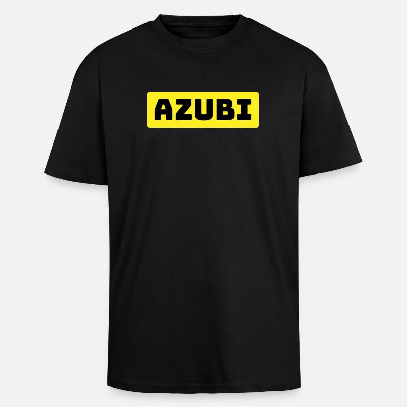 Azubi Tshirt yellow - Oversized Heavyweight Unisex T-Shirt - Schwarz