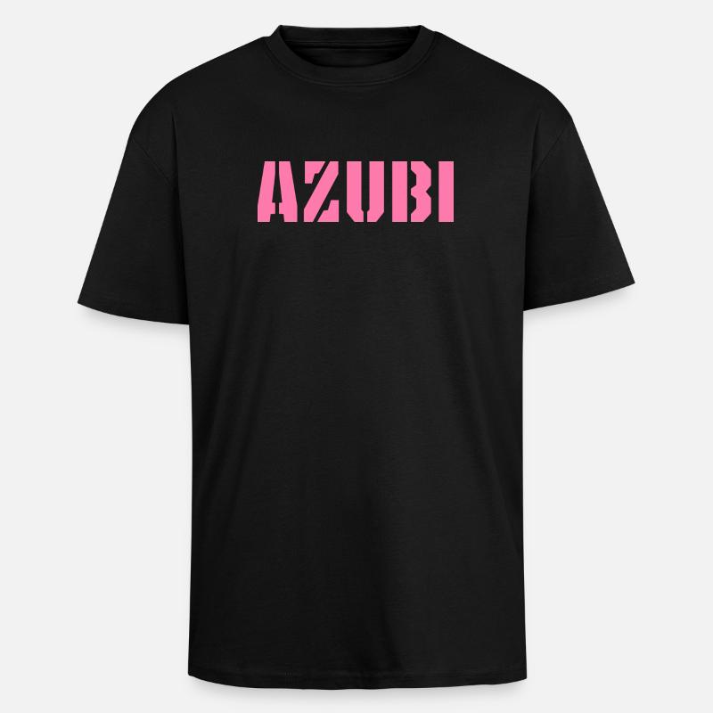 Azubi Tshirt 5 23 rosa - Oversized Heavyweight Unisex T-Shirt - Schwarz