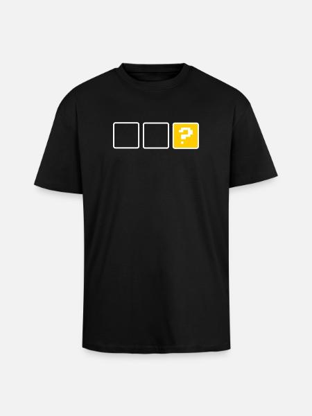 empty box - Unisex Oversized Heavyweight T-shirt - black