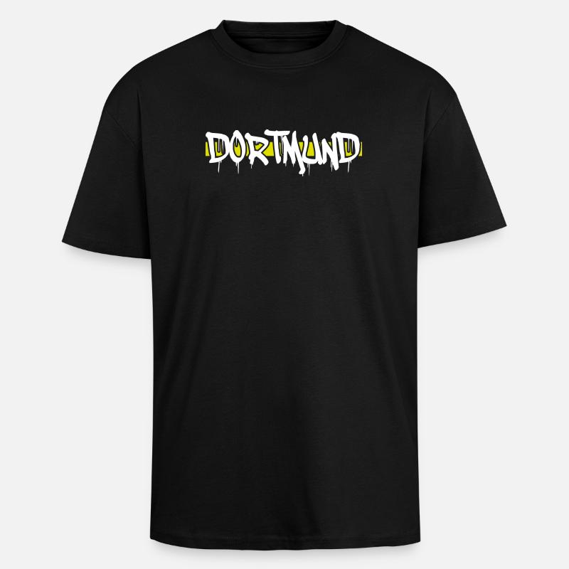 Dortmund - Oversized Heavyweight Unisex T-Shirt - Schwarz