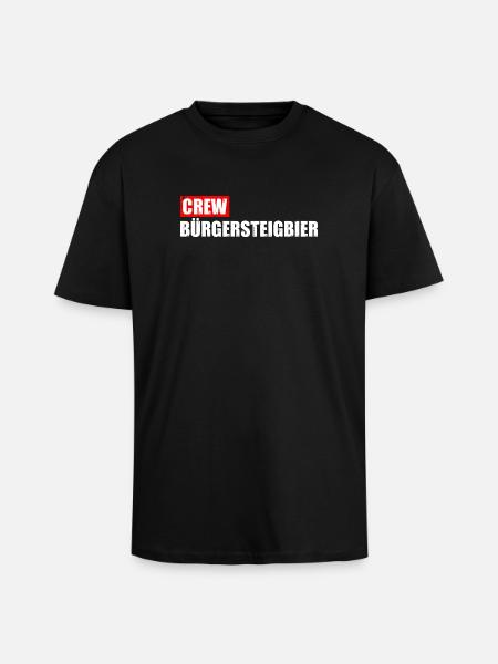 Crew Bürgersteigbier Ortskontrollfahrt OKF - Oversized Heavyweight Unisex T-Shirt - Schwarz