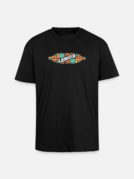 Lenox als Lenox - Oversized Heavyweight Unisex T-Shirt - Schwarz