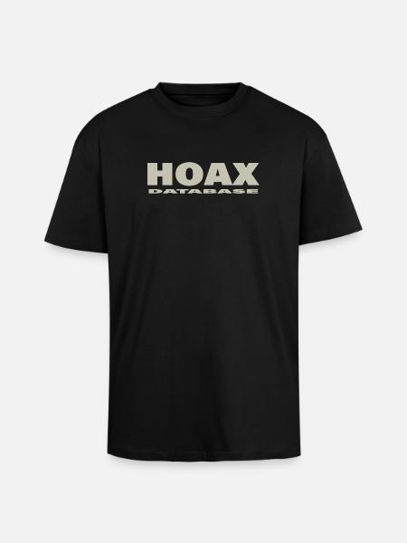 CANULAR - T-shirt unisexe oversize épais - noir