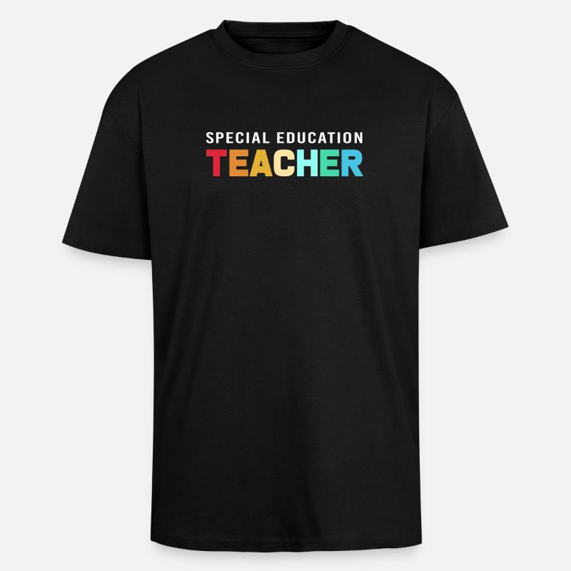 Sonderschule Lehrer Förderschule Pädagoge - Oversized Heavyweight Unisex T-Shirt - Schwarz