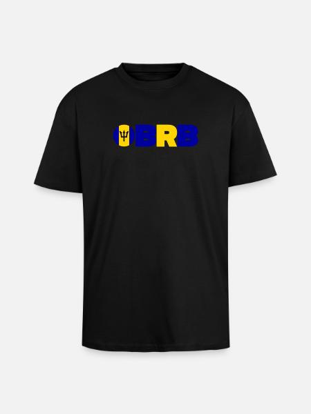 Barbados - Unisex Oversized Heavyweight T-shirt - black