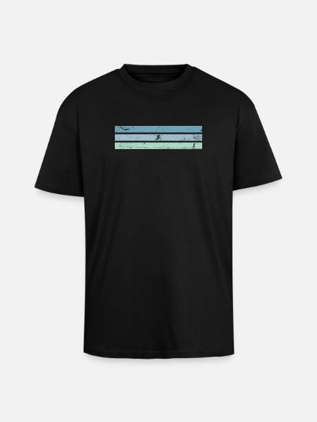 Triathlon - T-shirt unisexe oversize épais - noir