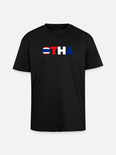 Thailand - Unisex Oversized Heavyweight T-shirt - black