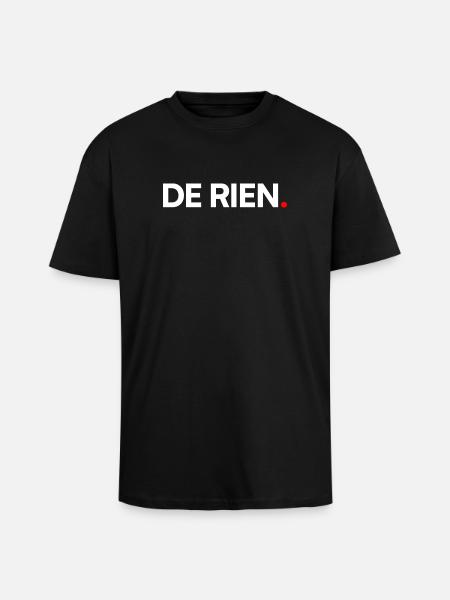 De rien - T-shirt unisexe oversize épais - noir