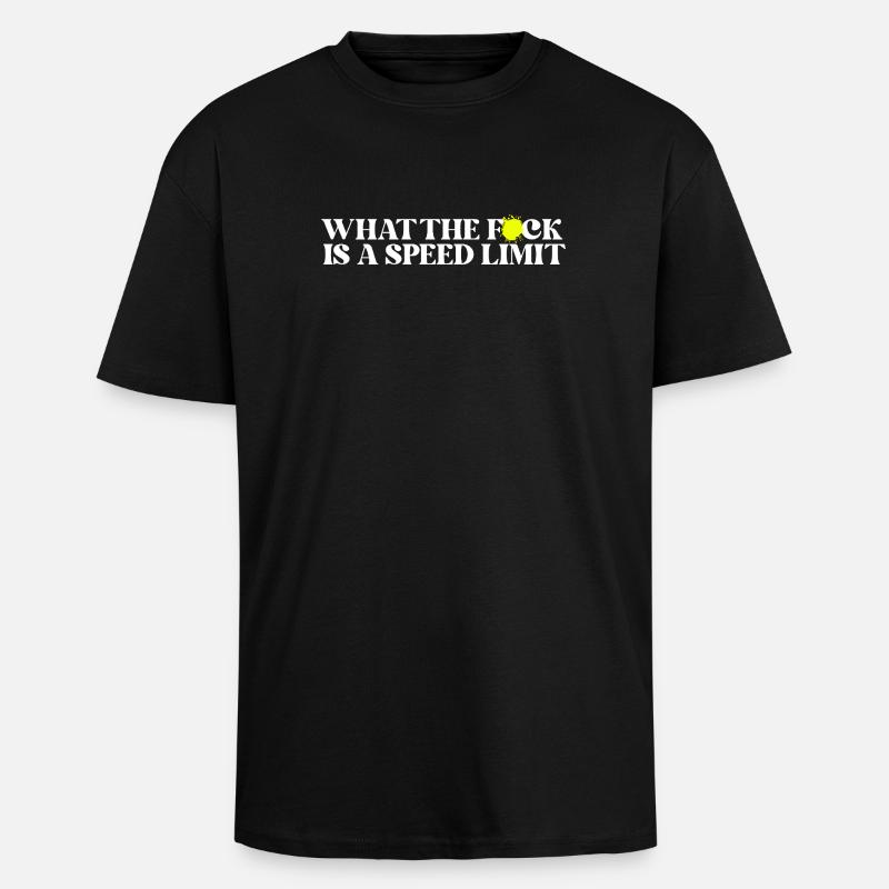 Auto - Oversized Heavyweight Unisex T-Shirt - Schwarz