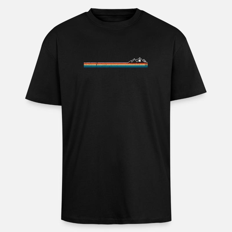 Warten auf Designeingabe - Oversized Heavyweight Unisex T-Shirt - Schwarz