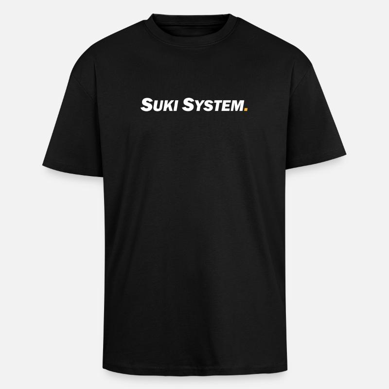 Suki System - Unisex Oversized Heavyweight T-shirt - black
