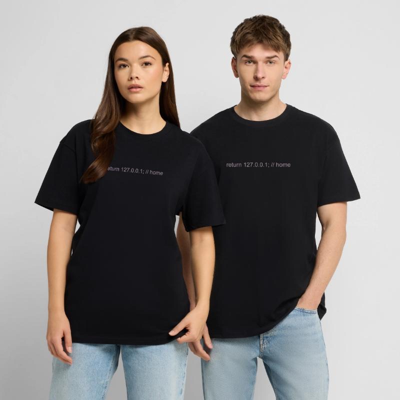 Programmierer Nerd IT Witz Developer Zuhause Oversized Heavyweight Unisex T-Shirt