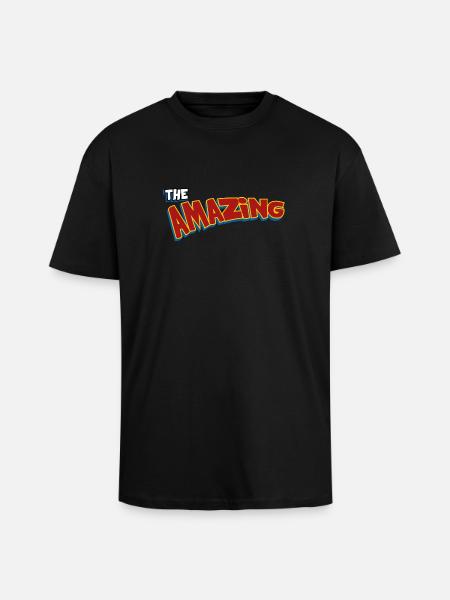 The amazing me - Unisex Oversized Heavyweight T-shirt - black