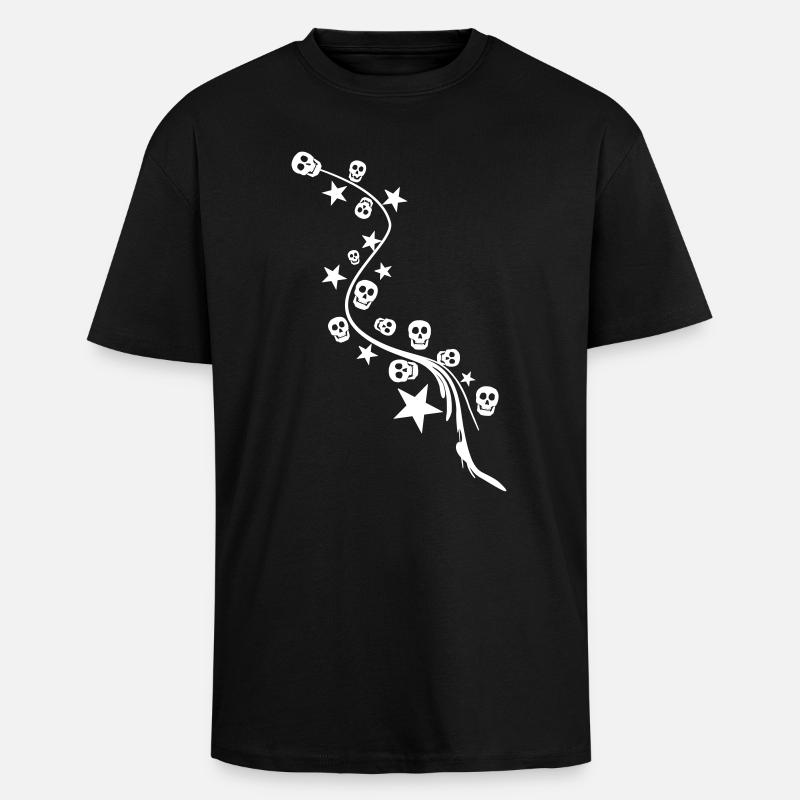 Totenstern - Oversized Heavyweight Unisex T-Shirt - Schwarz