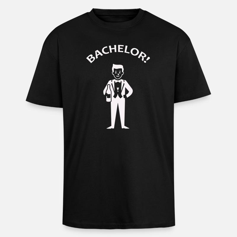 Feierlicher Junggesellenabschied Humor - Oversized Heavyweight Unisex T-Shirt - Schwarz