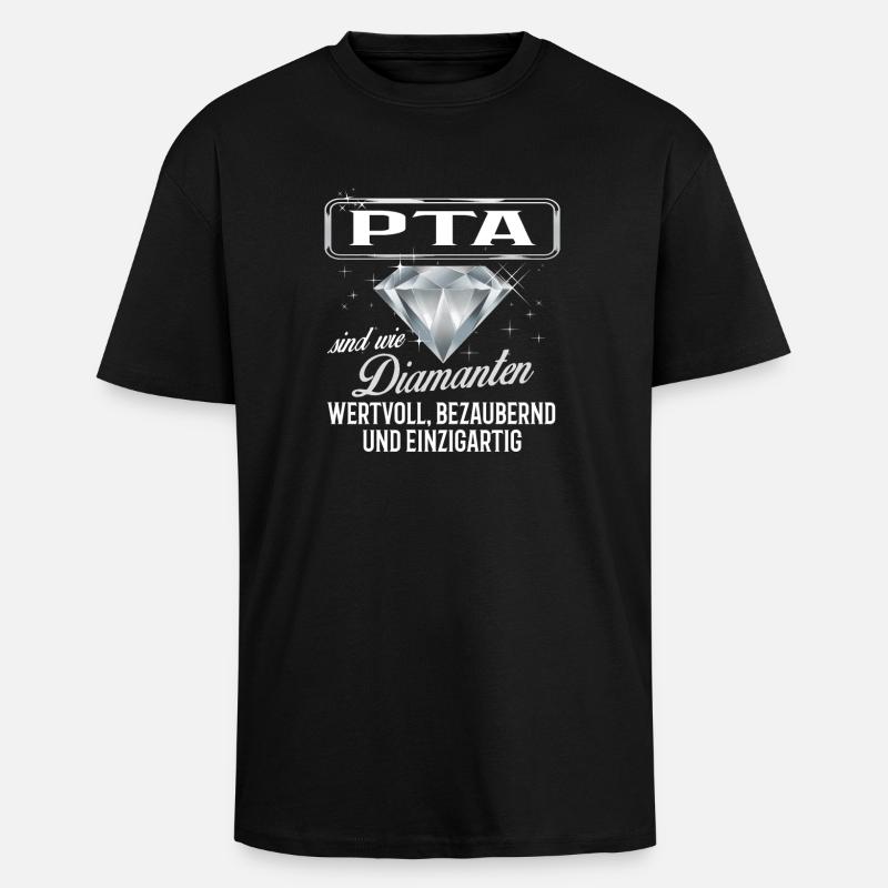 PTA - DM - Oversized Heavyweight Unisex T-Shirt - Schwarz