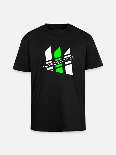 hardstyle_04 - Oversized Heavyweight Unisex T-Shirt - Schwarz