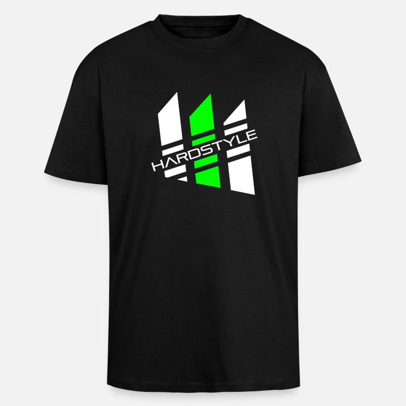 hardstyle_04 - T-shirt unisexe oversize épais - noir