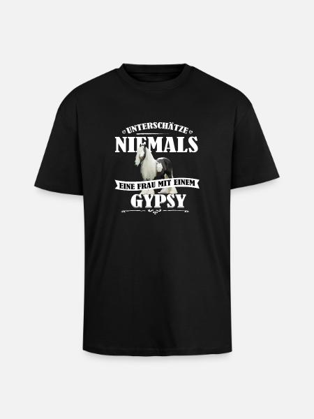 UN Gypsy - Oversized Heavyweight Unisex T-Shirt - Schwarz