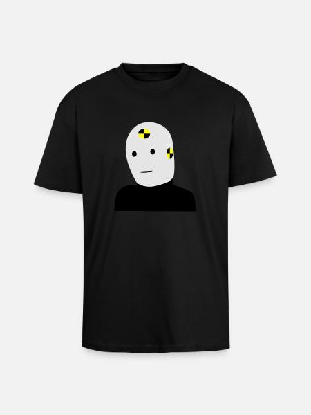 Dummy - Oversized Heavyweight Unisex T-Shirt - Schwarz