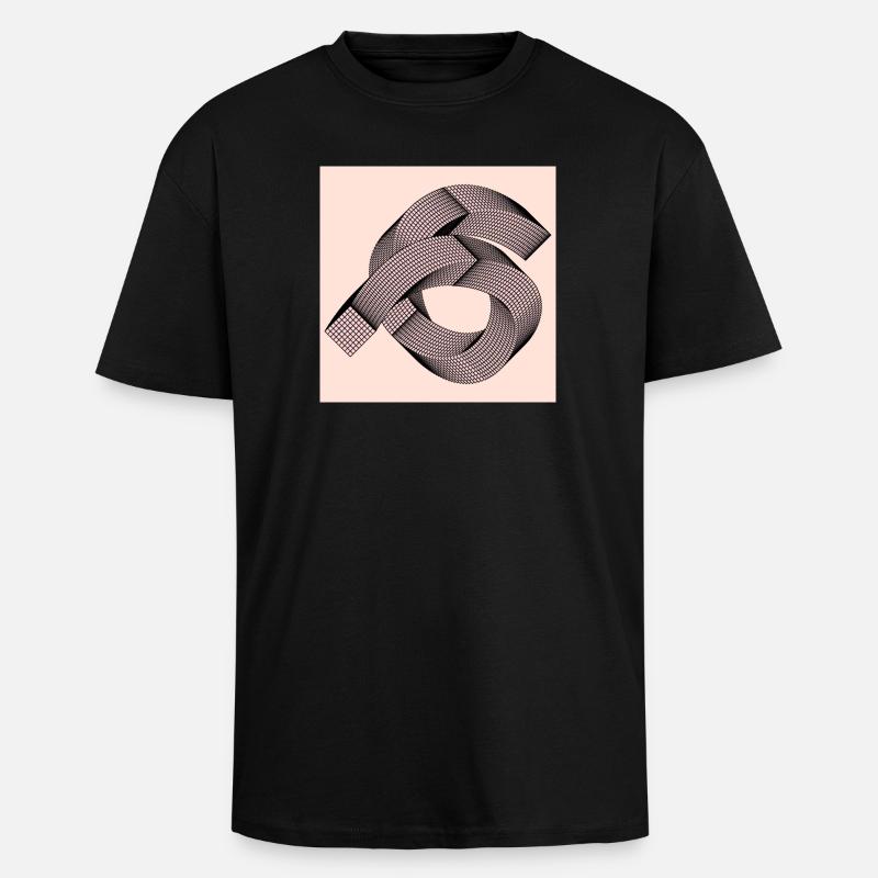 Graphic pattern - Unisex Oversized Heavyweight T-shirt - black