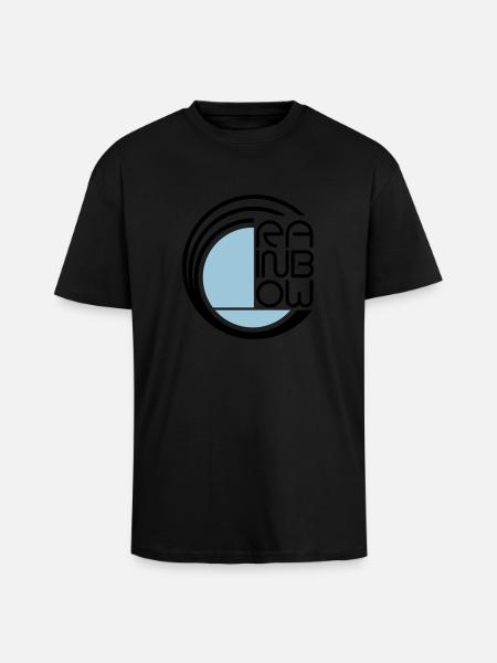 rainbow_f2 - Unisex Oversized Heavyweight T-shirt - black