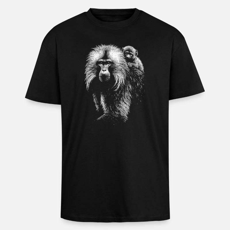 Dschelada - Oversized Heavyweight Unisex T-Shirt - Schwarz